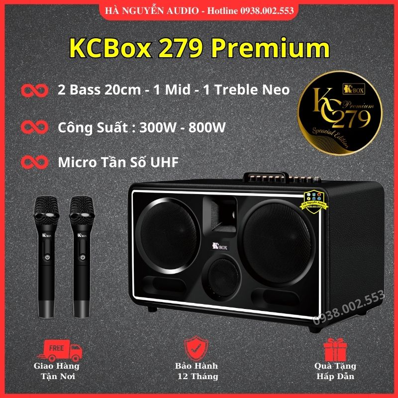 Loa Karaoke Xách Tay KCBox 279 Premium Mới Nhất 2024