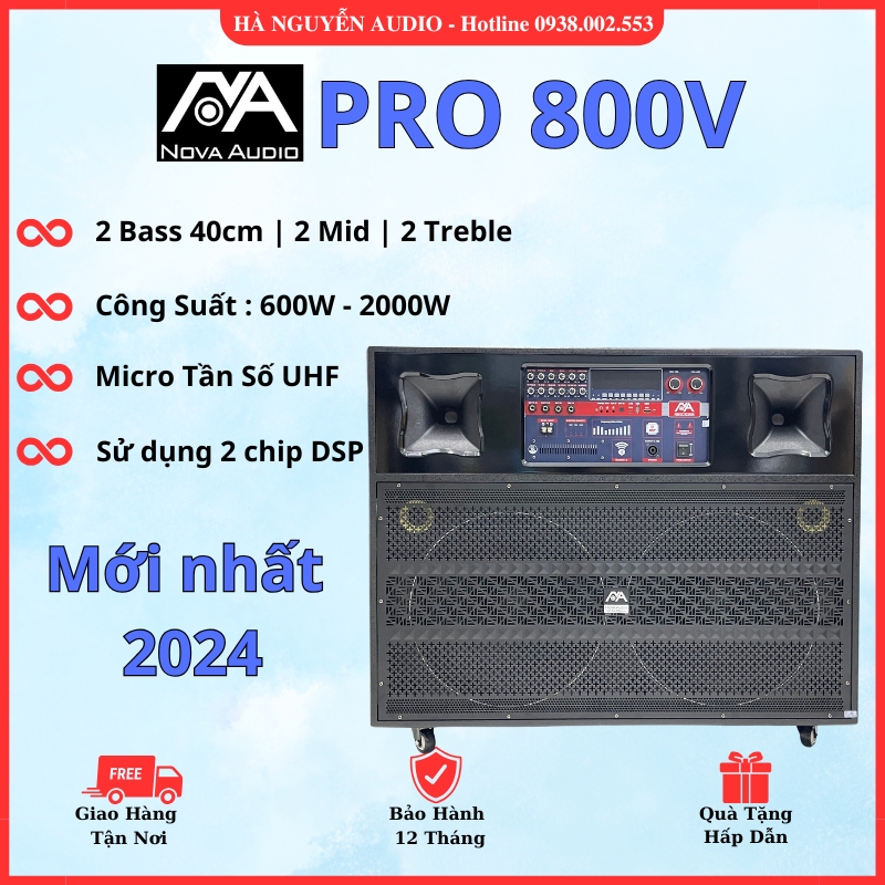 Loa Karaoke 4 Tấc Đôi NOVA Pro800V