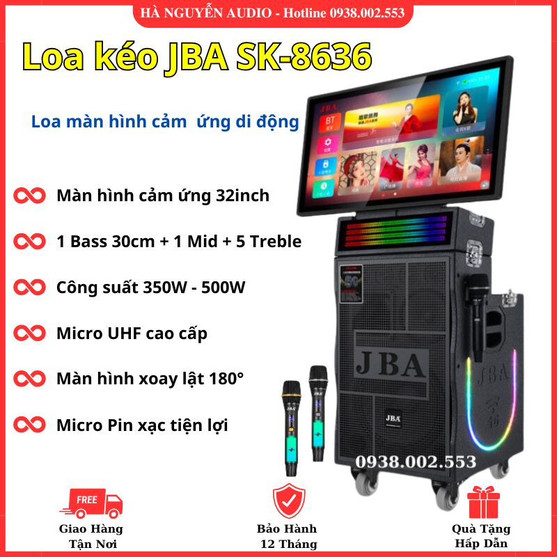 Loa Kéo Màn Hình Cảm Ứng JBA - 8636