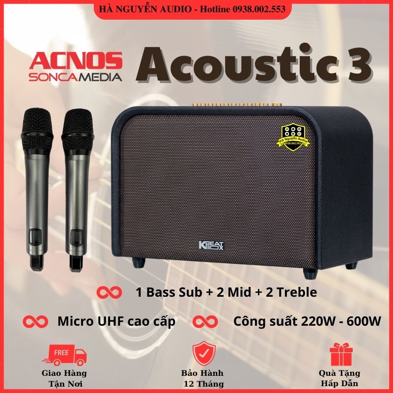 Loa Karaoke Acnos Acoustic 3 Mới Nhất