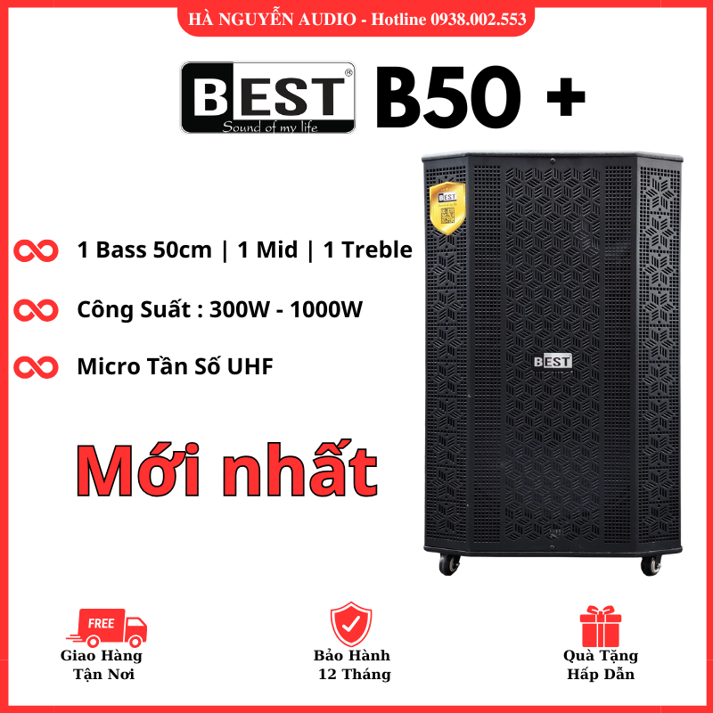 Loa Kéo Karaoke BEST B50 Cao Cấp 2025